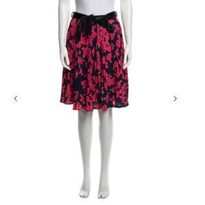 Tory Burch Floral Print Knee-Length Skirt